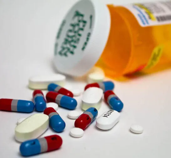 bottle of pills