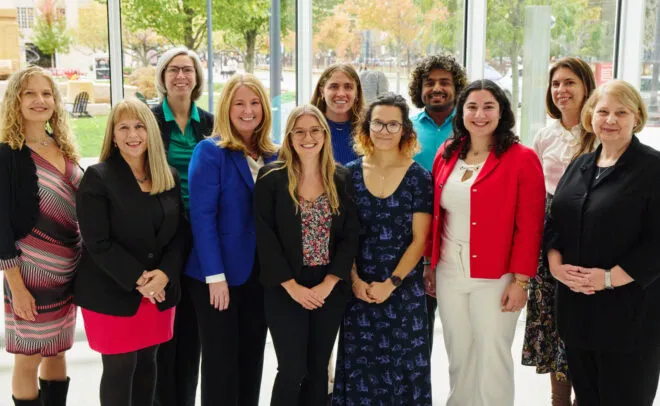 The CISWH team poses for a group photo.