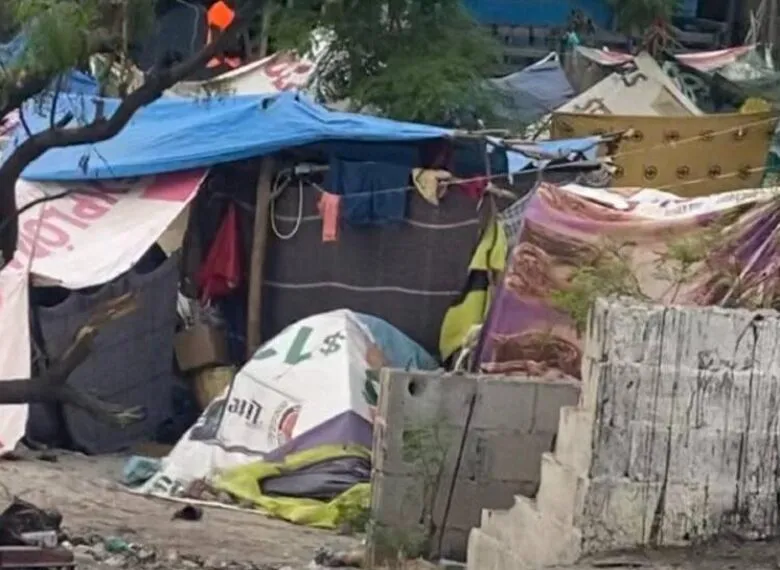 A border camp BU visited during its last trip to the Rio Grande Valley.